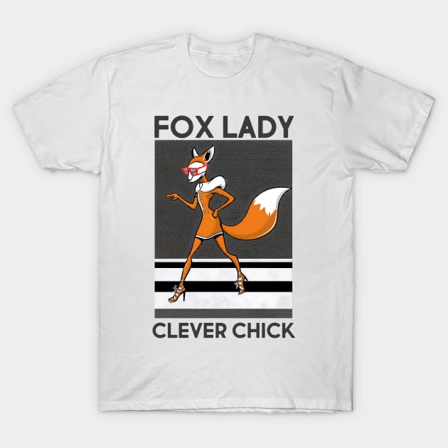 Lady Fox T-Shirt by NomiCrafts